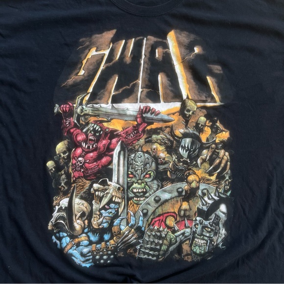 GWAR 2017 Concert Merchandise Blood of Gods Graphic Music Tee Shirt Graphic 3XL - Picture 3 of 8